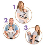 Dreambaby Oxford Ergonomic 3-In-1 Baby Carrier - Ourkids - Dreambaby