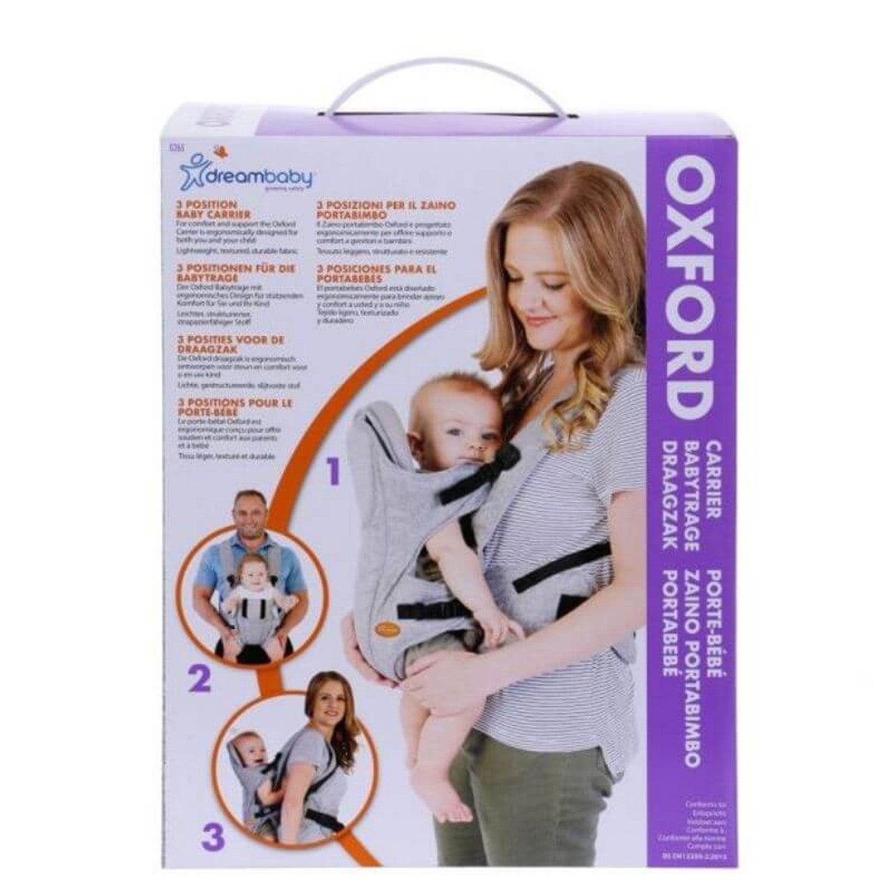 Dreambaby Oxford Ergonomic 3-In-1 Baby Carrier - Ourkids - Dreambaby