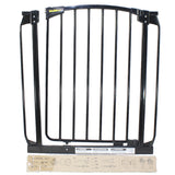 Dreambaby Zoe Auto Close Baby Security Gate 71-80 cm – Black - Ourkids - Dreambaby