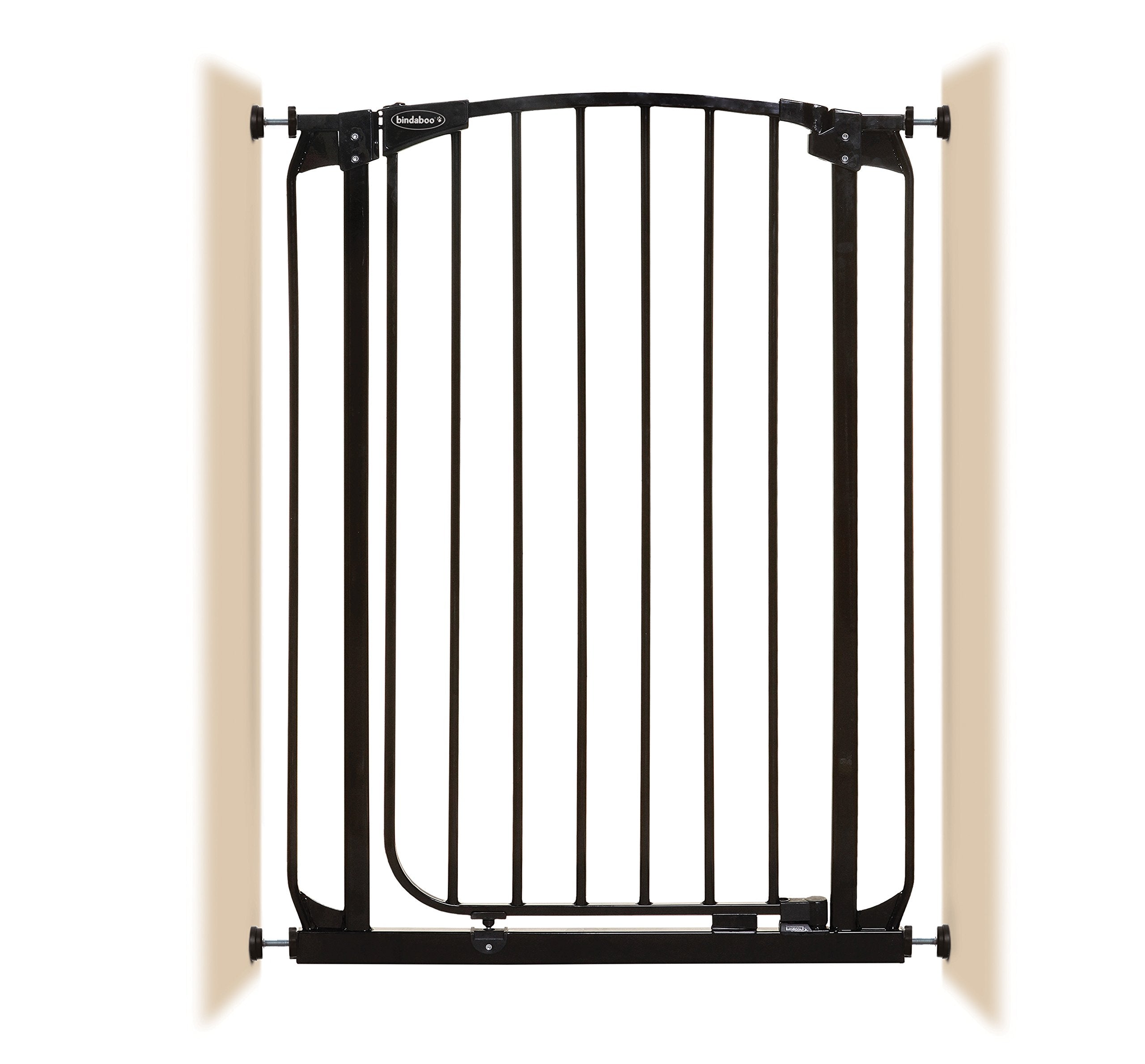 Dreambaby Zoe Auto Close Baby Security Gate 71-80 cm – Black - Ourkids - Dreambaby