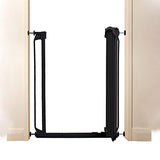 Dreambaby Zoe Auto Close Baby Security Gate 71-80 cm – Black - Ourkids - Dreambaby