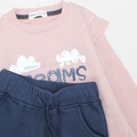 Dreamy Long-Sleeved Fleeced Pajama - Ourkids - Ourkids