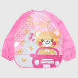 Driving Bear Long-Sleeved Bib - Ourkids - Bella Bambino