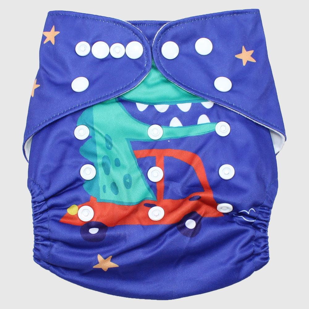 Driving Dino Adjustable And Reusable Diaper - Ourkids - Global