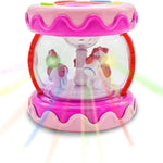 Drum Toy With Music & Light - Ourkids - Huanger