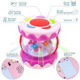 Drum Toy With Music & Light - Ourkids - Huanger