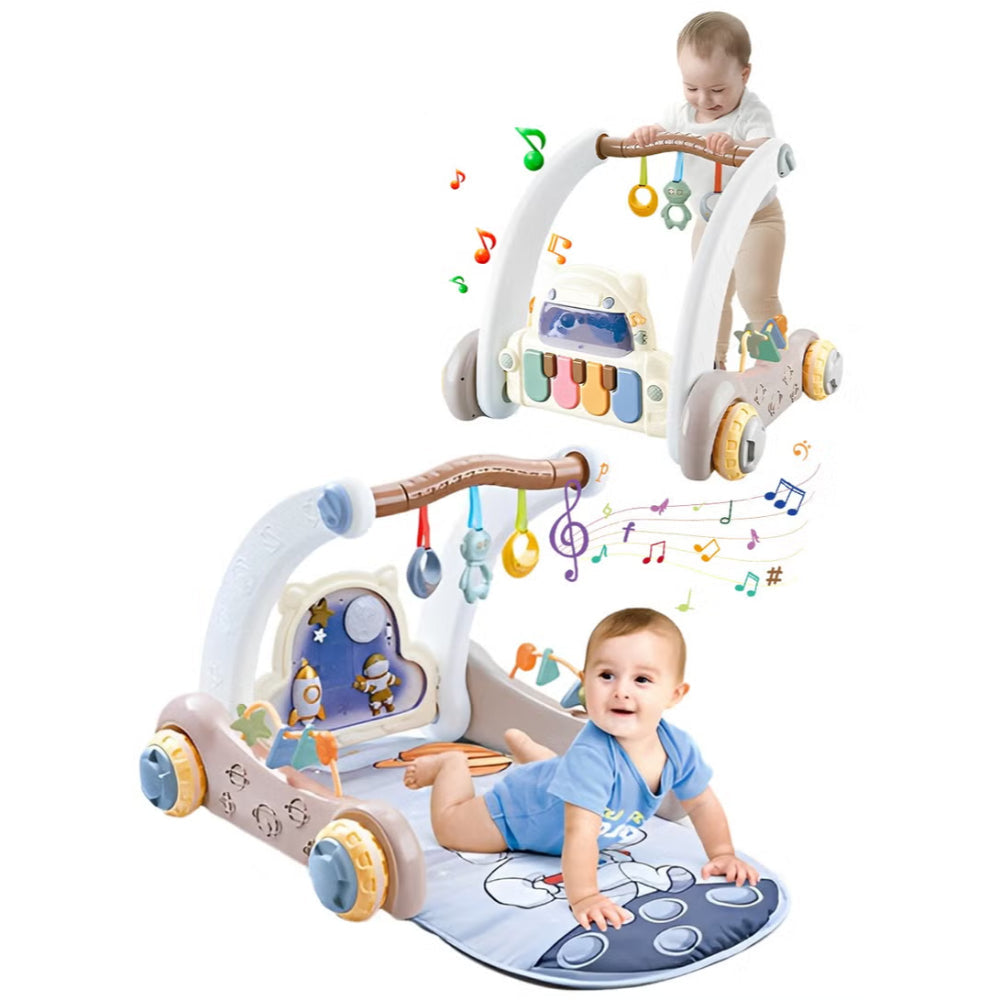 Ayinr Baby Fitness Rack and Walker – Pink
