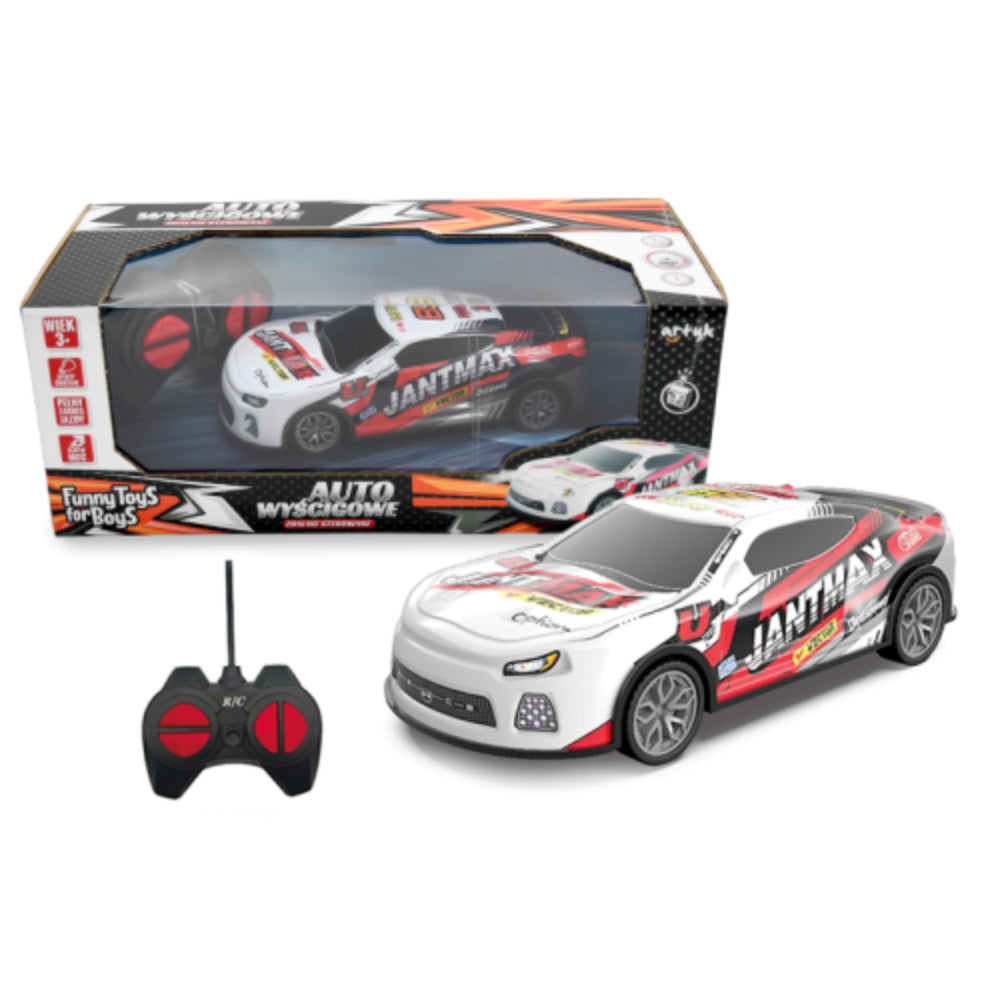 Alloy Car Jantmax Racing Car remote Control Vehicle – White