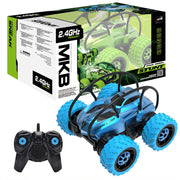 MKB Four Wheel Stunt RC Car – Baby Blue