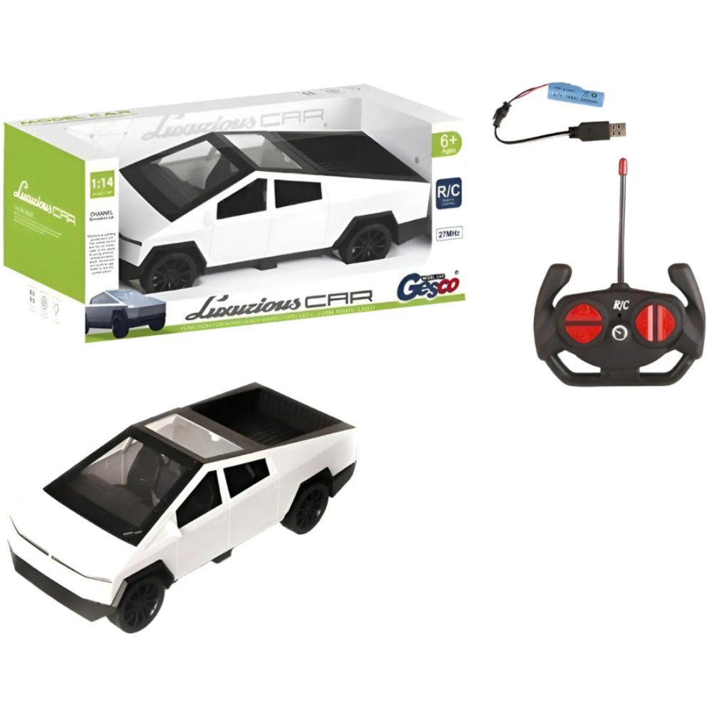 Luxurious Car 1:20 Scale Tesla Cybertruck RC Car – White