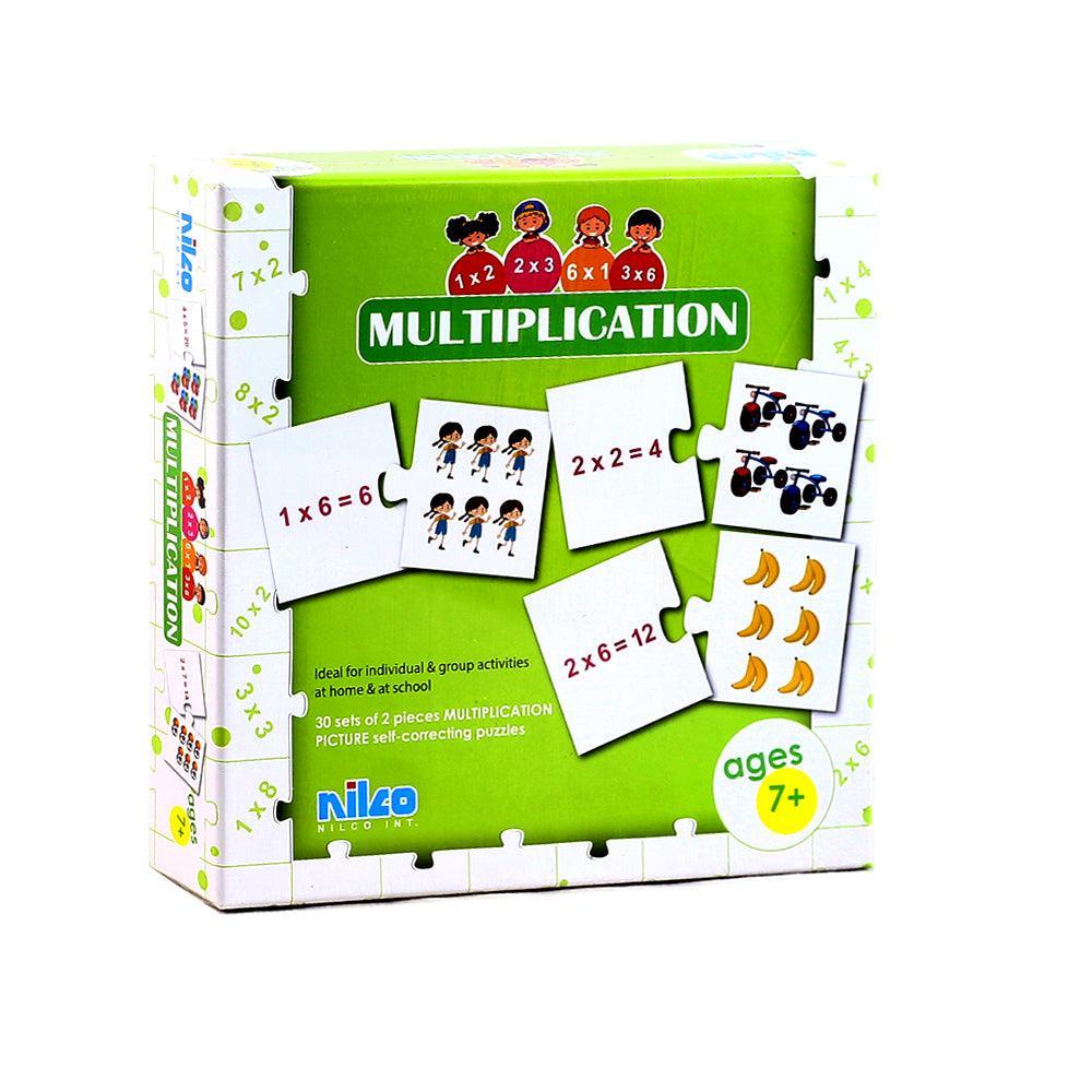 Educational Cards Multiplication 60 Pcs - Ourkids - Nilco