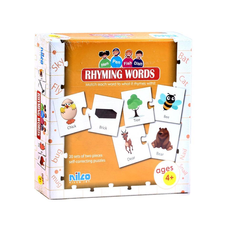 Educational Cards Rhyming Words 40 Pcs - Ourkids - Nilco