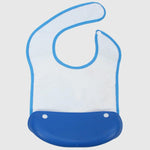 Elephant Bib With Silicone Pocket - Ourkids - Bella Bambino