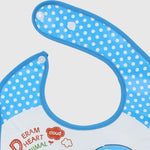 Elephant Bib With Silicone Pocket - Ourkids - Bella Bambino