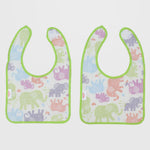 Elephanty Bib (Pack Of 2) - Ourkids - Bella Bambino