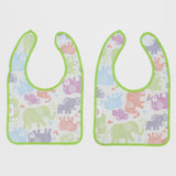 Elephanty Bib (Pack Of 2) - Ourkids - Bella Bambino