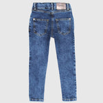 Embroidered Slim Jeans - Ourkids - Quokka