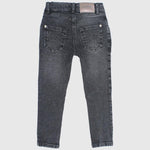 Embroidered Slim Jeans - Ourkids - Quokka