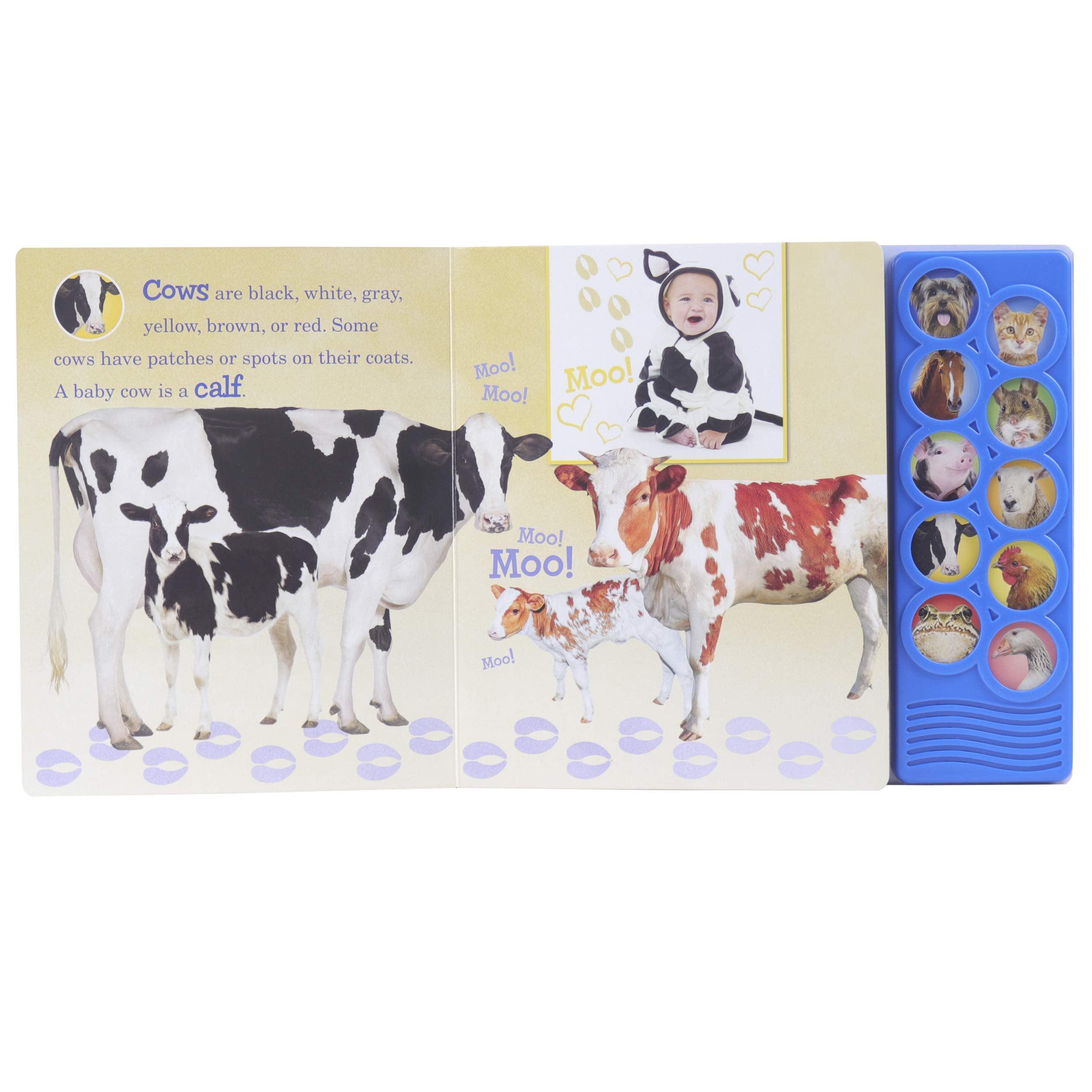 Encyclopedia Britannica - Farm Animals 10-Button Sound Book - Ourkids - OKO