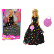 Defa Lucy Doll - Black Polka Dots Dress