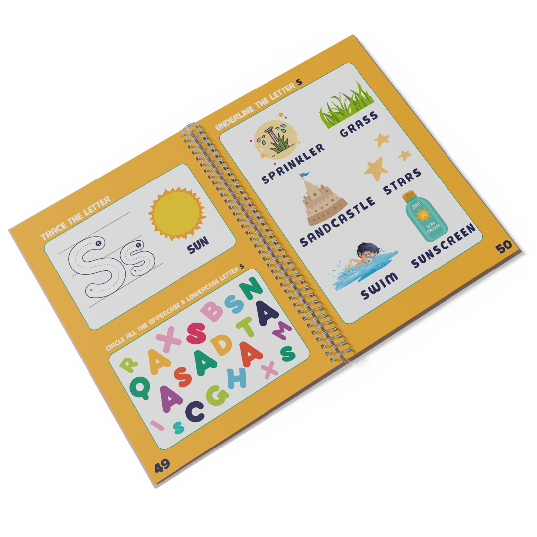 English - Pen Control & Writing Activity Book - Ourkids - Lanalou