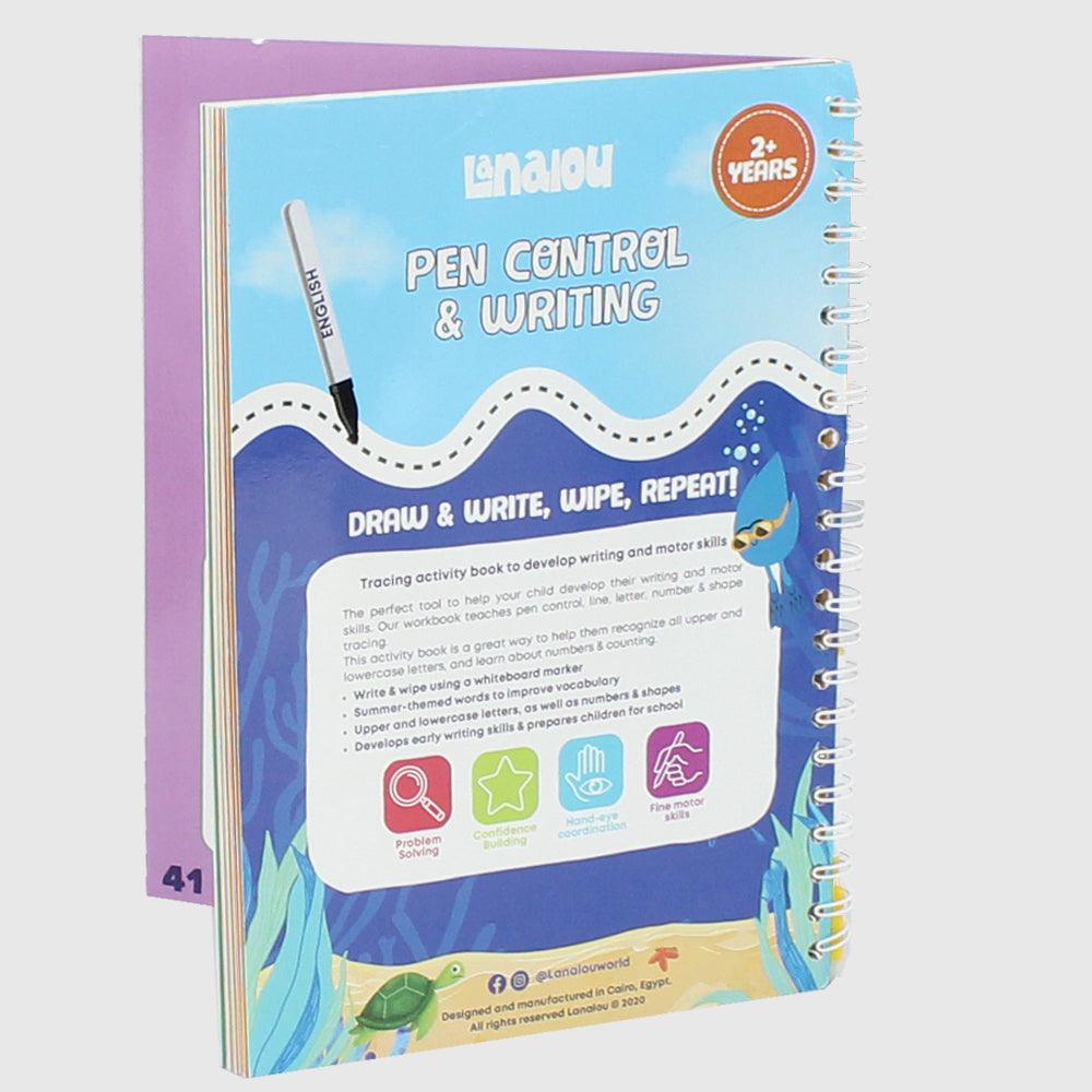 English - Pen Control & Writing Activity Book - Ourkids - Lanalou