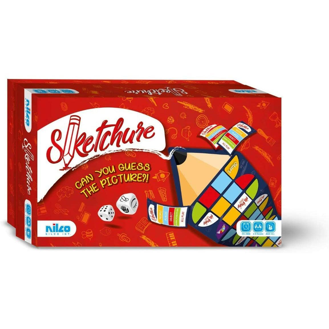 English Sketchure Board Game - Ourkids - Nilco