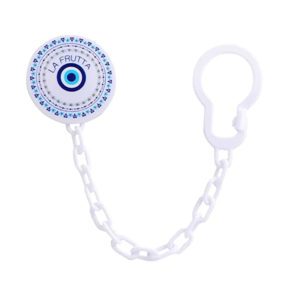La Frutta Evil Eye Holder Pacifier Clip - Baby Essentials