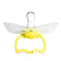 Safari Automatic Cherry Silicone Pacifier 0–6m – Yellow