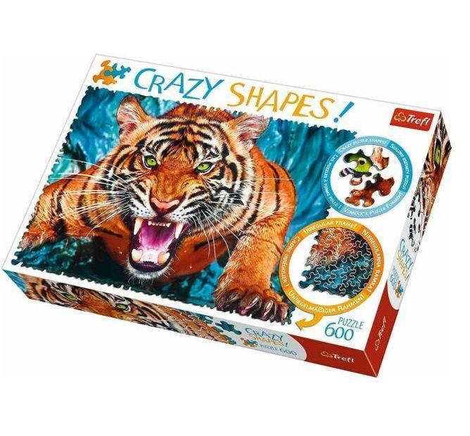 Facing A Tiger Puzzle - 600 pcs - Ourkids - Trefl