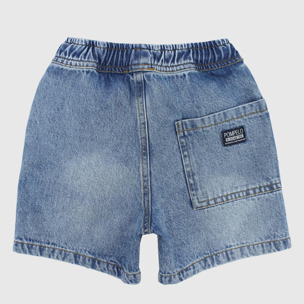 Faded Jean Shorts - Ourkids - Pompelo