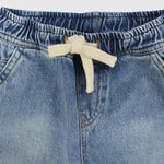 Faded Jean Shorts - Ourkids - Pompelo