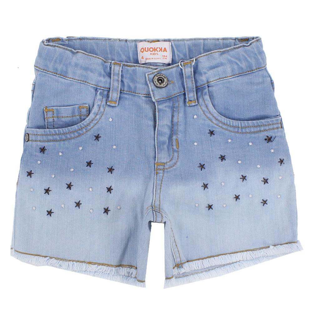 Faded Jean Shorts - Ourkids - Quokka