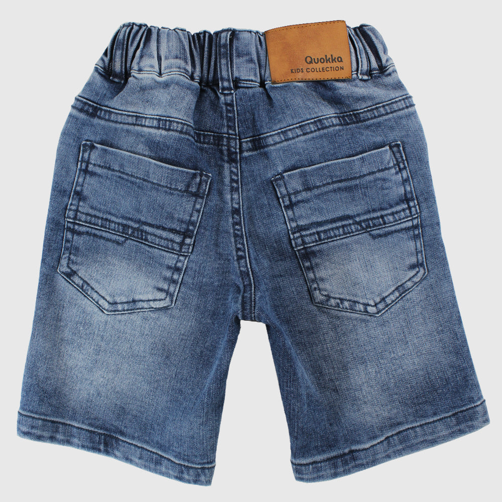 Faded Jean Shorts - Ourkids - Quokka