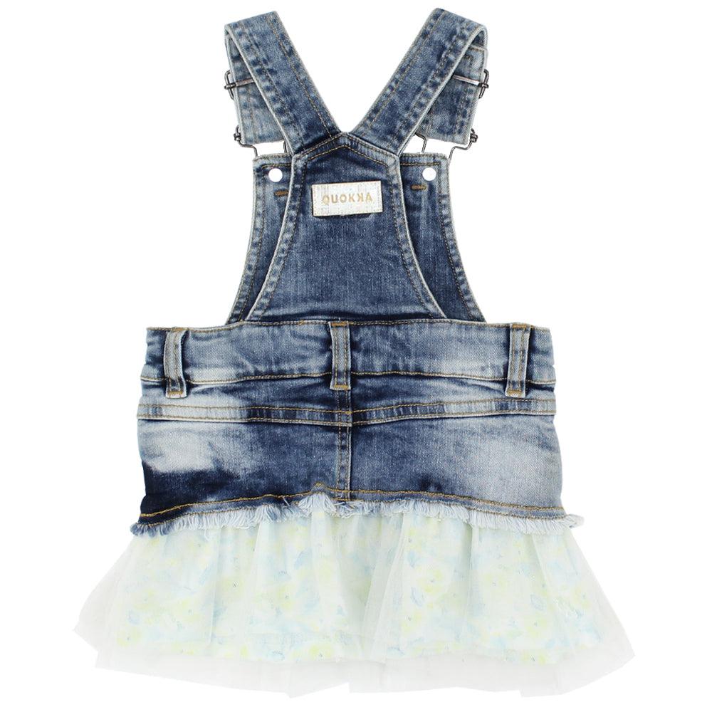 Faded Jeans Overall - Ourkids - Quokka