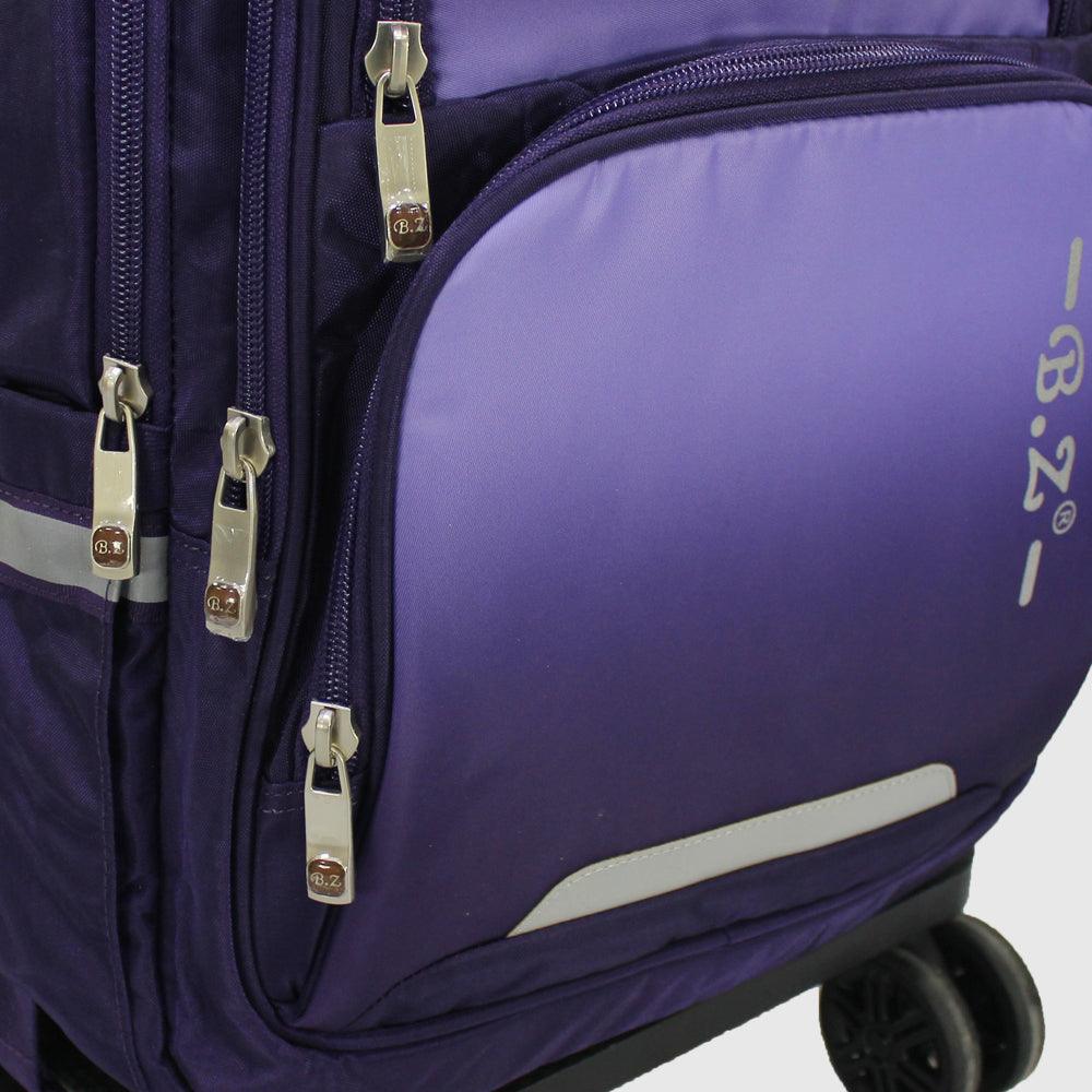 Faded Purple 18 Inches Trolley Backpack + Pencil Case - Ourkids - B.Z.