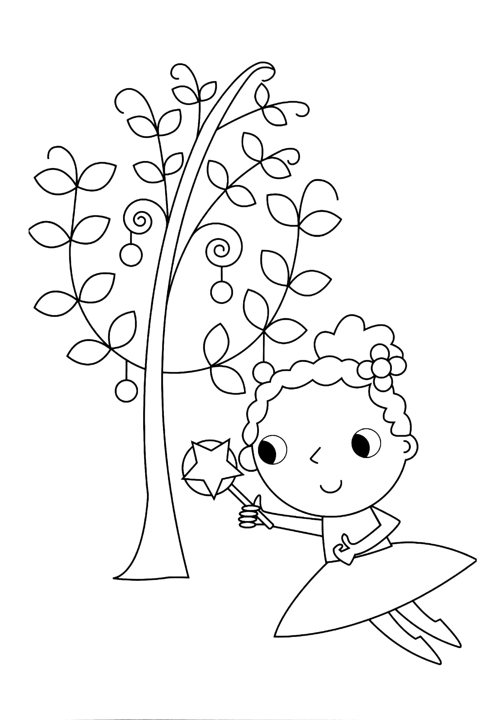 Fairy Coloring Fun With Puffy Glitter Stickers - Ourkids - OKO