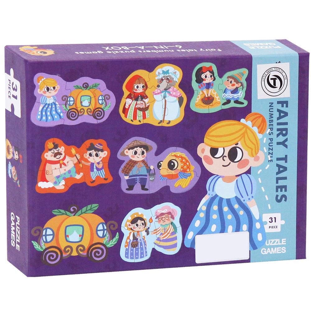 Fairy Tales Numbers Puzzle 31 Pieces - Ourkids - OKO