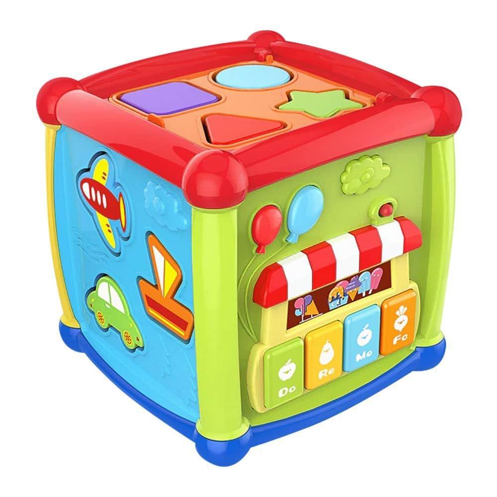 Fancy Cube With Light Music 11 Blocks Huanger - Ourkids - Huanger