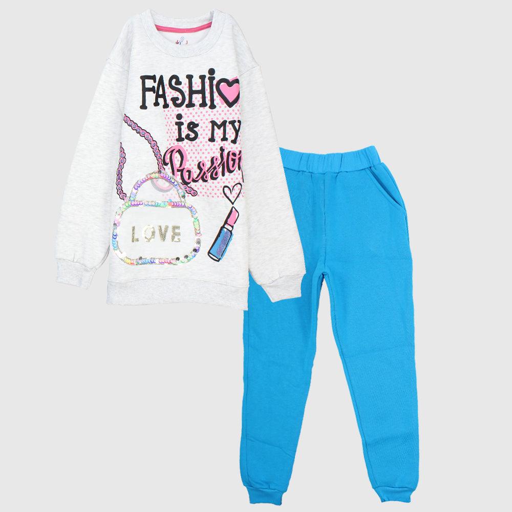 Fashion Passion Long-Sleeved Fleeced Pajama - Ourkids - JOKY