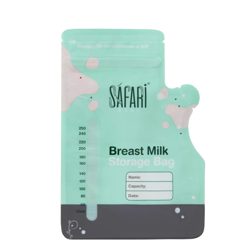 Safari Baby Disposable Breast Milk Storage Bags 250ml – Pack Of 20