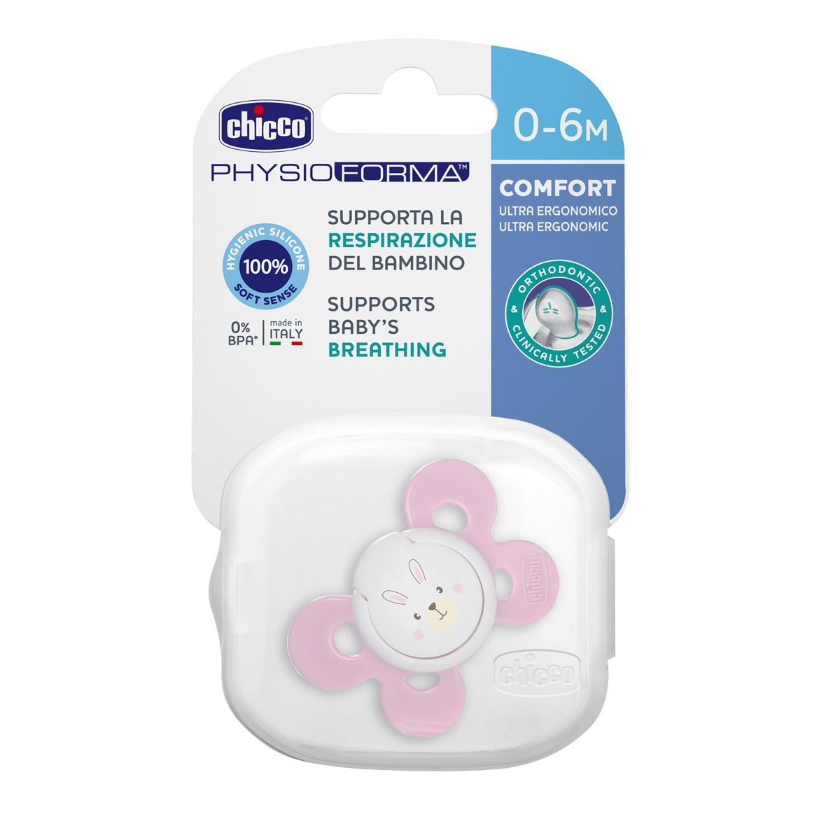 Silicone Physio Comfort Soother 0-6M