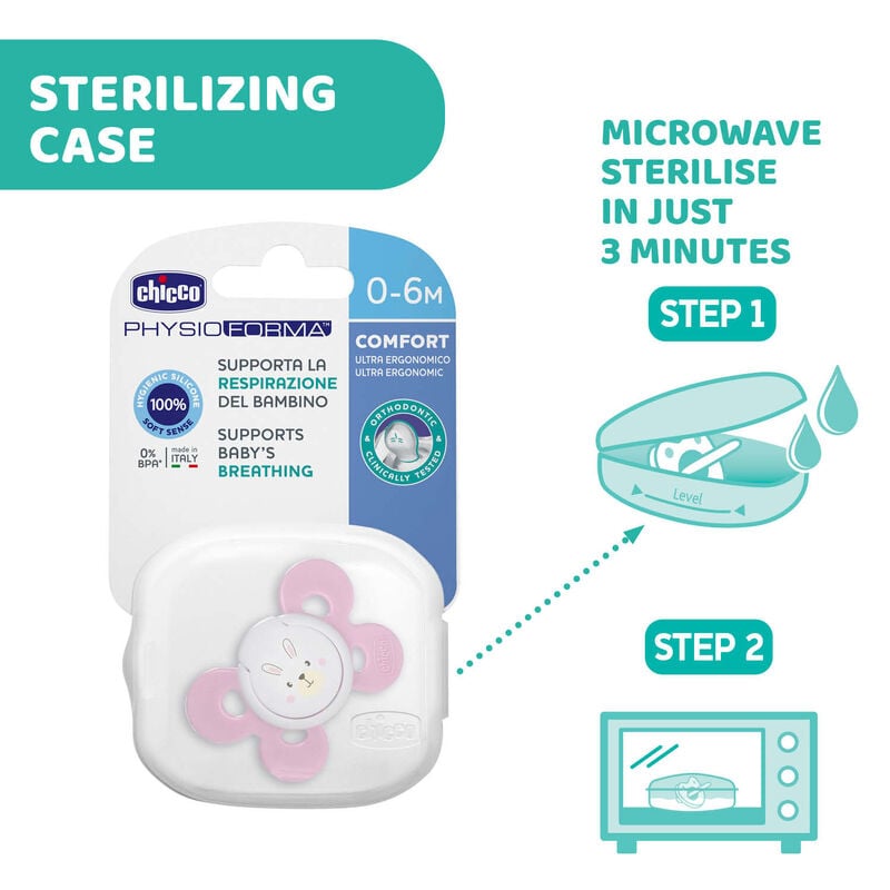 Silicone Physio Comfort Soother 0-6M