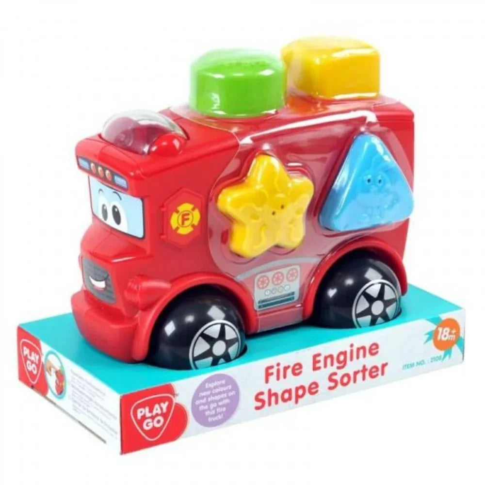 Play Go Fire Engine Shape Sorter - Toys - PlayGo