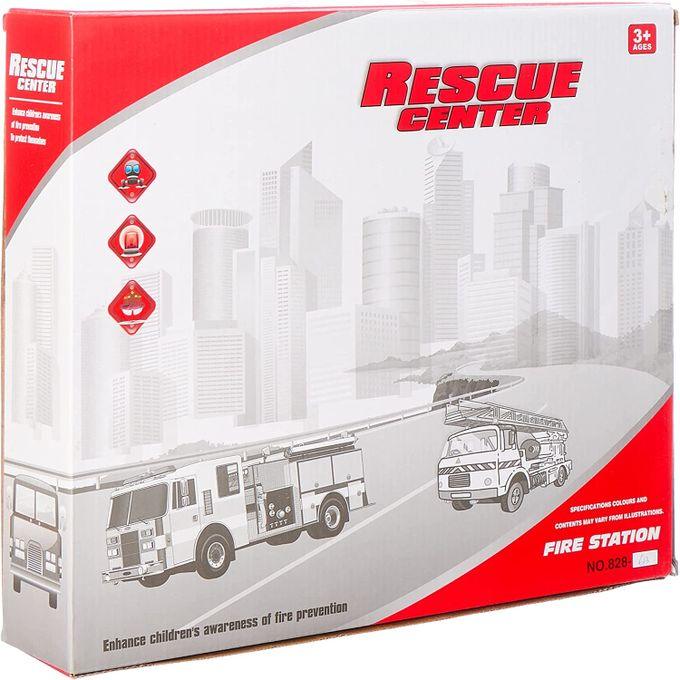 Fire Station Set Rescue Center - Ourkids - OKO