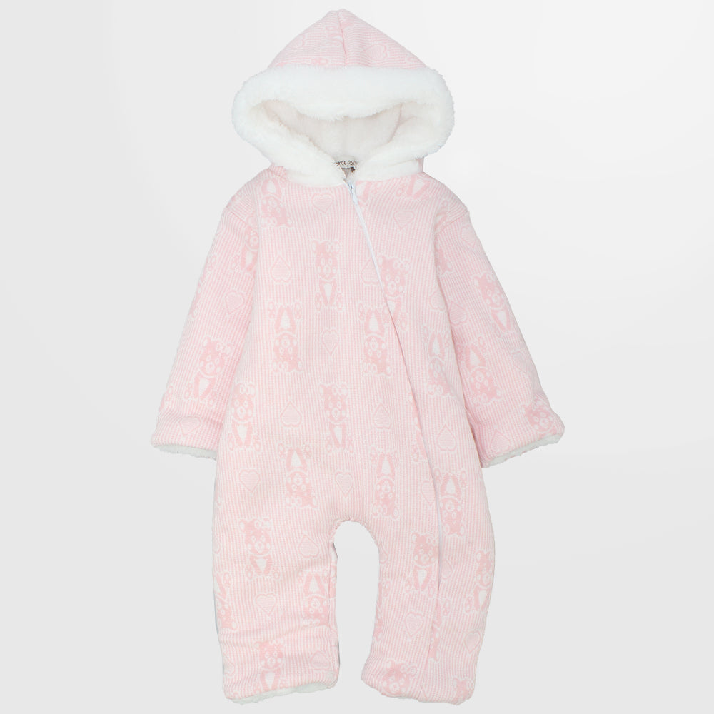 Fleeced Hooded Overall - Ourkids - Berceau