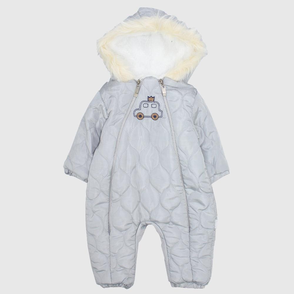 Fleeced Hooded Overall - Ourkids - Bumber