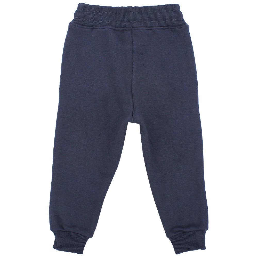 Fleeced Navy Sweatpants - Ourkids - Ourkids