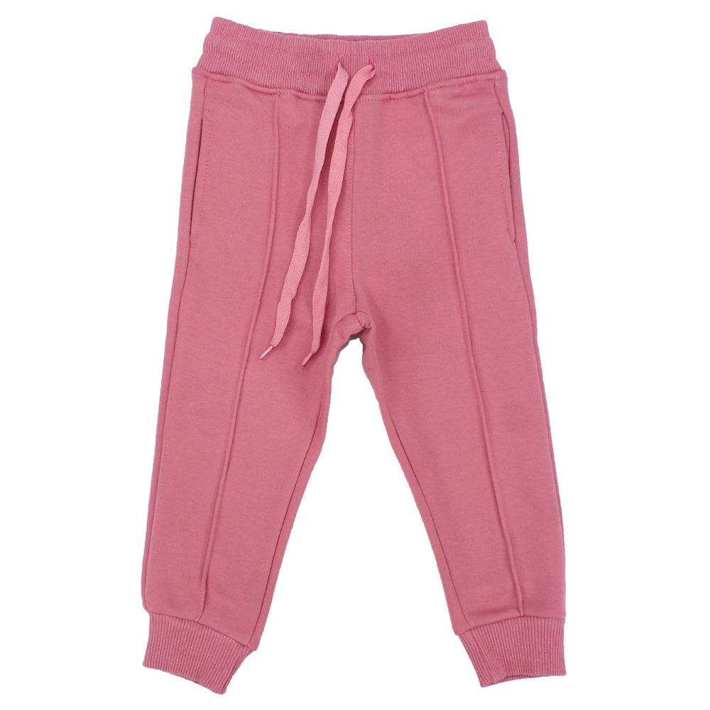 Fleeced Pinkish Sweatpants - Ourkids - Ourkids