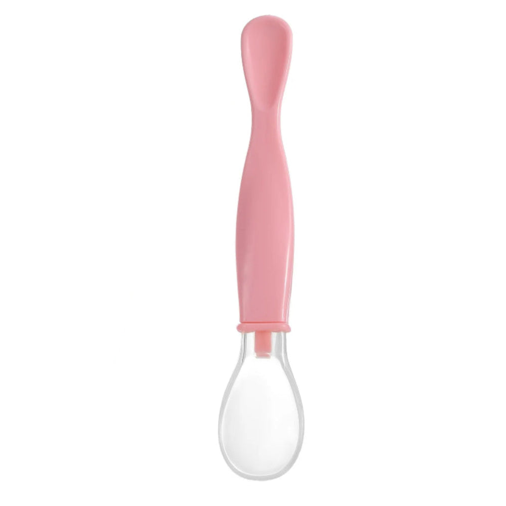 La Frutta Dual Sided Silicone Spoon 4m+ – Salmon
